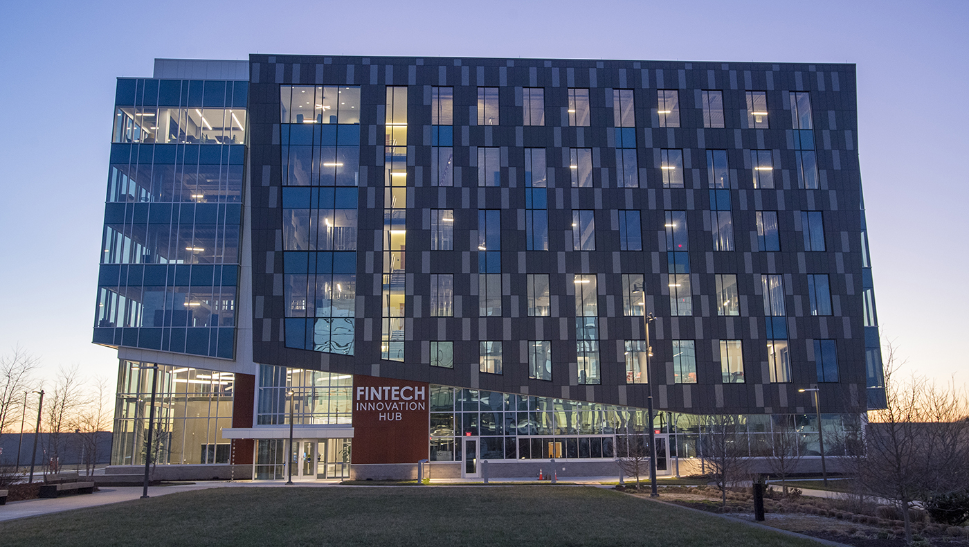 FinTech building on UD's campus